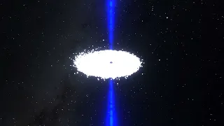 Black hole eats a star (SpaceSim)