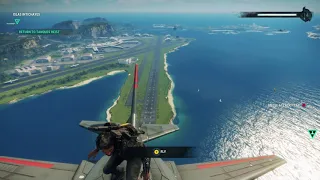 Just cause 4 black hand Stealth jet.