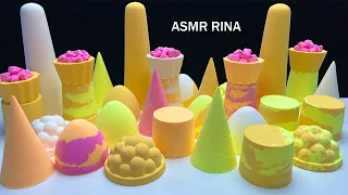 ASMR baking soda new shapes