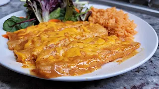 CHEESE ENCHILADAS | Andy's Home Cafe Cheese Enchiladas