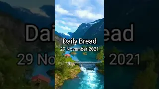 Daily Bread 29 November 2021