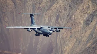 Dangerous Landing Approach | Indian Air Force IL-76