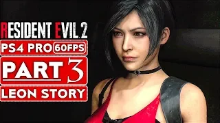 RESIDENT EVIL 2 REMAKE Gameplay Walkthrough Part 3 Leon Story [1080p HD 60FPS PS4] - No Commentary