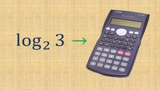 Calculando logaritmo na calculadora cientifica