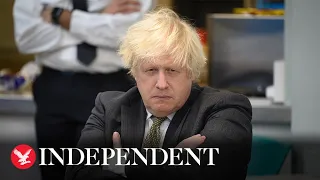 Boris Johnson visits Ukraine Recovery Conference in London after Partygate report released