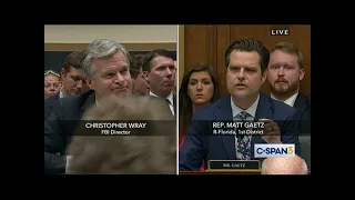 Chris Wray slaps down Matt Gaetz's claims about FBI's reputation