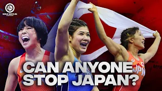 Women's Wrestling Highlight - All Points Scored by Team Japan - Senior World Championships 2023