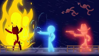 HUGE Update - New Characters and FIRE Abilities!! - Stick It To The Stickman Gameplay