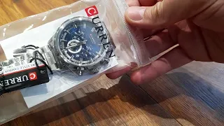 Unboxing the £10 CURREN watch - Impressive budget watch review