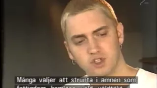 Rare Eminem Interview in 1999 For Swedish TV