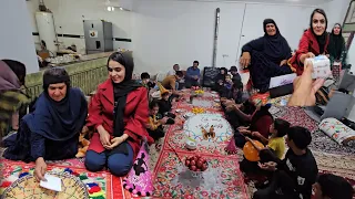 Zahra's mother gathers her family for a beautiful birthday party and a rainy surprise from above