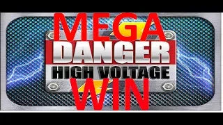 Danger High Voltage - HUGE Win!! INSANE RETRIGGERS!