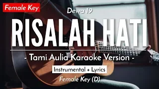 Risalah Hati (Karaoke Akustik) - Dewa 19 (Female Key | HQ Audio)