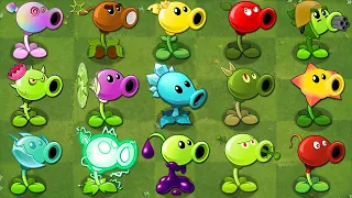 All Peashooter Plants Power-Up Attack PvZ 2 Final Bosses in Plants vs Zombies 2 Final Bosses