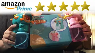 Unboxing GiftinTheBox Bubble Guns from Amazon Prime