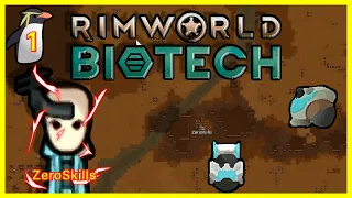 A genius with two androids ep 1 RimWorld BIOTECH gameplay