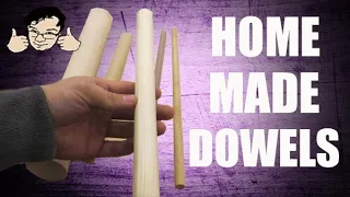 Make custom wood dowels with a router