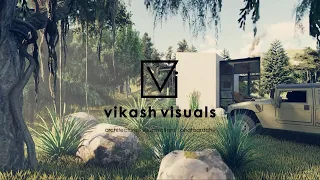 Eco-Cabin Architecture Visualisation | Vikash Visuals