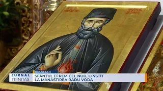 Sfântul Efrem cel Nou, cinstit la Mănăstirea Radu Vodă