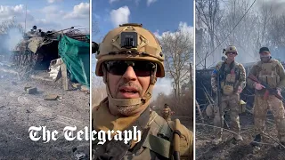 American volunteer fighting in Ukraine describes destruction of Russian