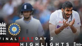 Brilliant Bumrah Puts India On Top l Highlights l India v England - Day 2 l LV = Insurance Test 2022