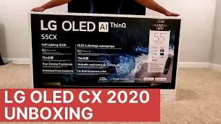 LG OLED CX Series 2020 Unboxing and Setup