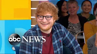 Catching up with Ed Sheeran live on 'GMA'