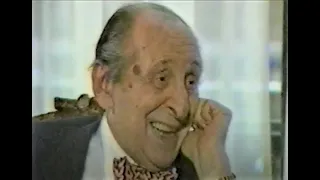 Vladimir Horowitz interview (en français / in French with English subtitles) - Paris 24 octobre 1985