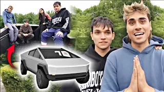 Dobre Cars | CyberTRUCK Keeps It After The Last Person To Leave | Lucas and Marcus