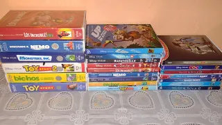 Mi Colección Casi Completa De Películas Animadas De Pixar En Vhs, Dvd y Blu-Ray