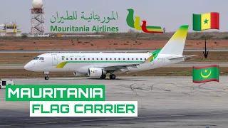 MAURITANIA AIRLINES Embraer 175 | 🇸🇳 Dakar to Nouakchott 🇲🇷 | Embraer 175 [ FULL FLIGHT REPORT ]