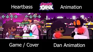 FNF HEARTBASS | BESI | Game/Cover x FNF Animation Comparison