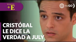 Cristóbal tells July he had lunch with Laia | Más Espectáculos (TODAY)