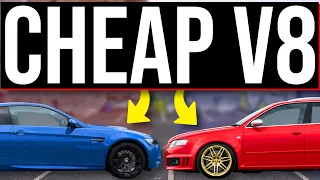 2 CHEAP V8 Cars With INSANE PERFORMANCE! (B7 RS4 vs E92 M3 SHOWDOWN)