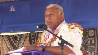 Fijian Prime Minister, Hon. Voreqe Bainimarama officially opens the new Korolevu Firestation