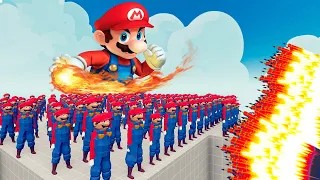 100x MARIO + GIANT vs EVERY GODS - Totally Accurate Battle Simulator TABS