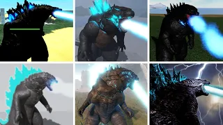 100% GODZILLA 2019 Roblox VS GODZILLA 2019 Kaiju Universe - Comparação