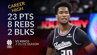 Damian Jones 23 pts 8 rebs 2 blks vs Spurs 21/22 season