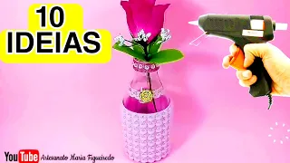 + 9 MANUALIDADES FÁCILES con BOTELLAS DE VIDRIO / INCRÍVEIS IDÉIAS COM GARRAFAS