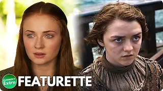 GAME OF THRONES (10th Anniversary) | Sophie Turner & Maisie Williams Featurette (HBO)