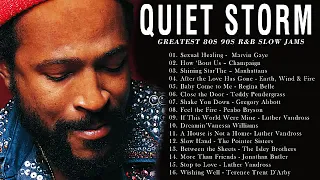 QUIET STORM   GREATEST 80S 90S R&B SLOW JAMS   Marvin Gaye, Champaign, Luther Vandross and more