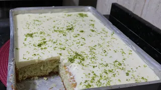 BOLO MOUSSE DE LIMÃO GELADO E MOLHADINHO. ESTE BOLO DERRETE NA BOCA