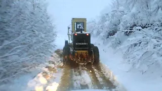 Mitsubishi Greyder Kar Mücadelesi