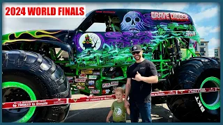 Monster Jam 2024 World Finals Pit Party and Highlights