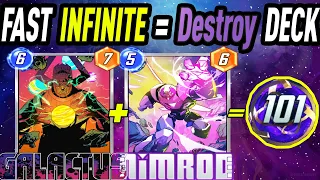 FAST EASY Infinite Climb | The BEST Galactus Destroy Deck In The Marvel Snap Ladder & Conquest Mode