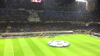 Inter Milan v Barcelona 1-1 Champions League anthem - San Siro 06.11.2018