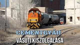 Az utolsó tehervonatok a beremendi cementgyárban