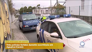 Agentes da PSP atacados em Sintra