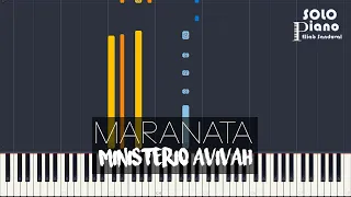 Maranata - Ministério Avivah | Easy Piano Tutorial + Partitura