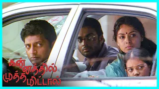 Kannathil Muthamittal Tamil Movie | Keerthana meets her real mother | Madhavan | Simran | Pasupathy